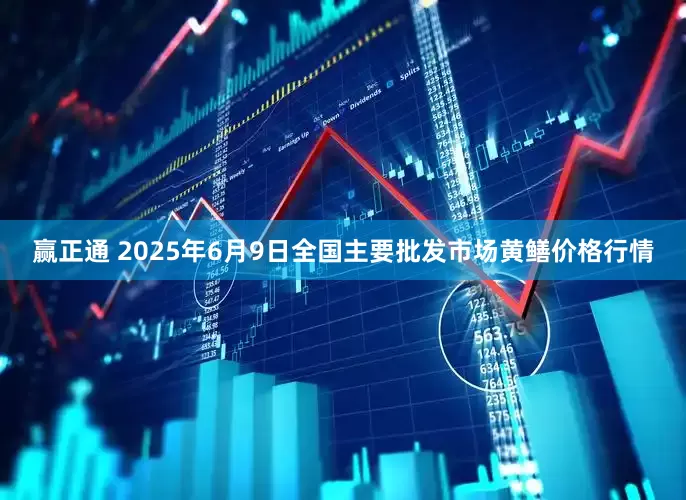 赢正通 2025年6月9日全国主要批发市场黄鳝价格行情